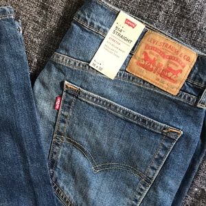 514 Straight Stretch Jeans 36x32